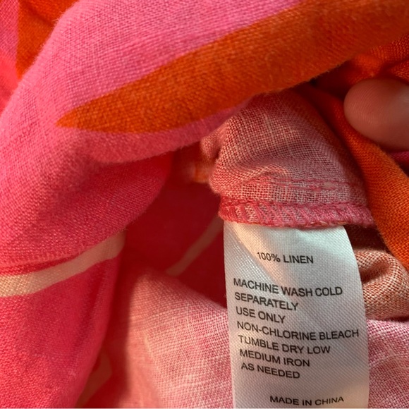 Trovata Bird of Paradis Ione Short Pink Palm Size Small 100% Line - Picture 9 of 13